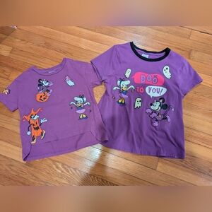 Disney Mom And Daughter Halloween Boo To You Shirts - Both Sz M